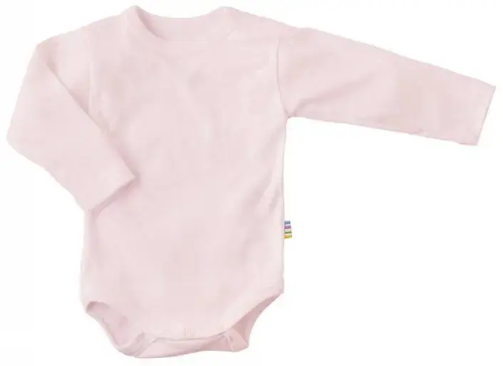 Langærmet lys rosa body fra Joha - Udsalg!