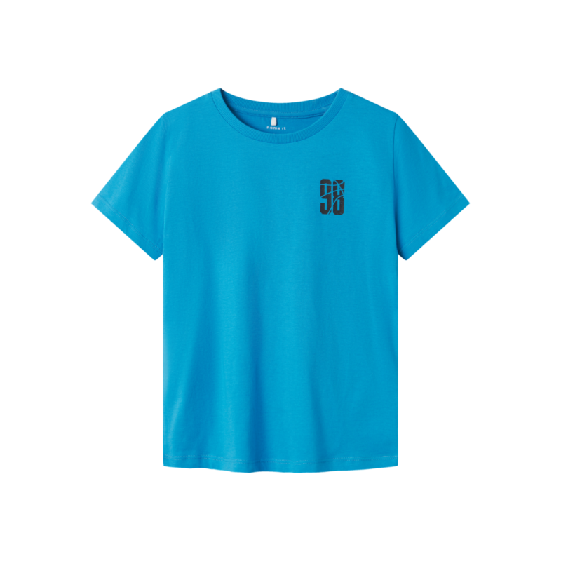 Super blød T-shirt til drenge - Swedish Blue fra Name It