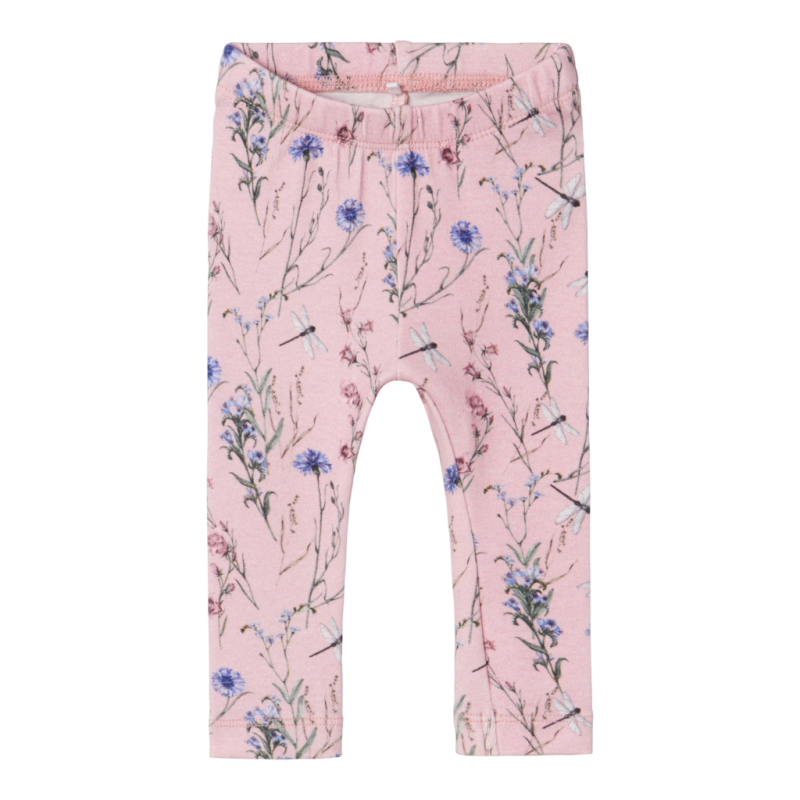 Søde blomsterleggings Hanina Parfait Pink fra Name It