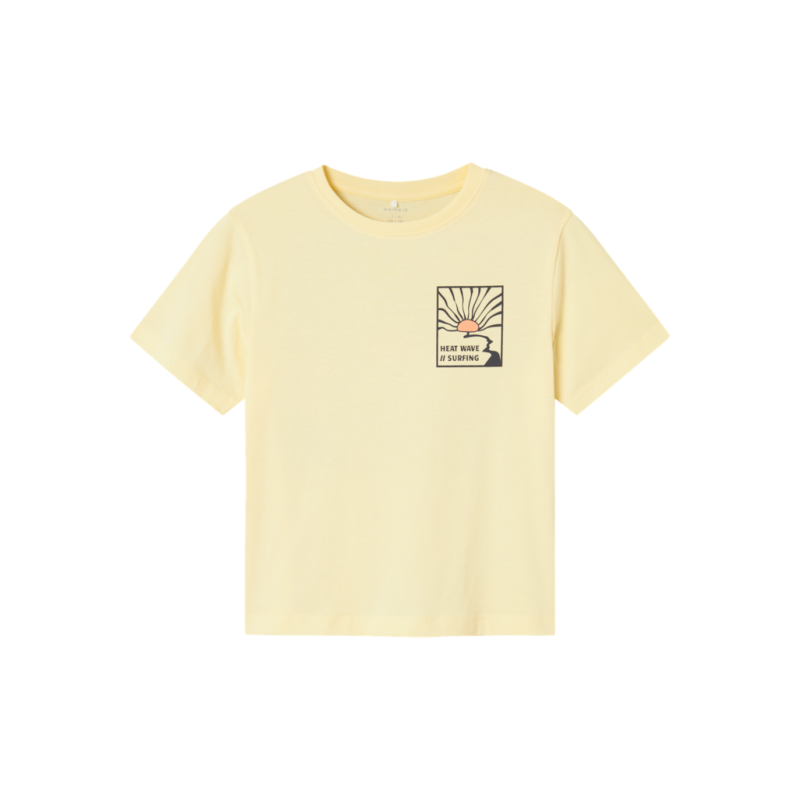 Løs T-shirt Haliam Double Cream fra Name It - Mega cool!
