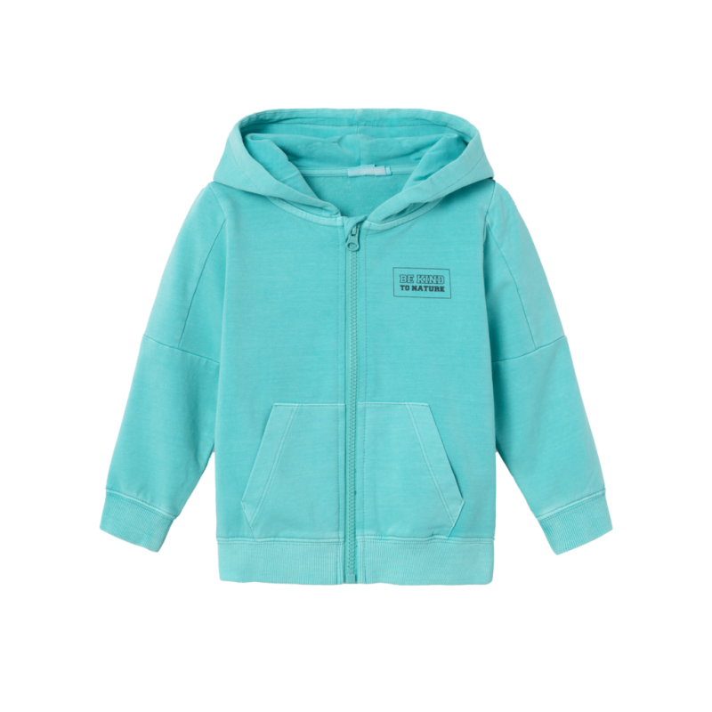 Sej sweatshirt cardigan Juka Bristol Blue fra Name It
