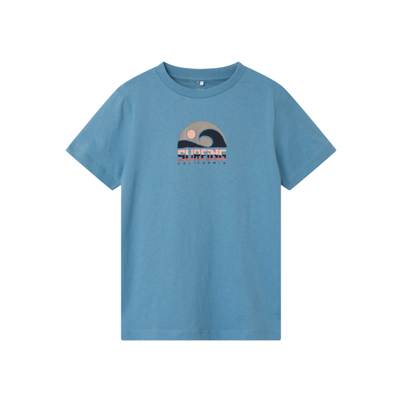 Mega cool T-shirt Hatune i Provincial Blue fra Name It