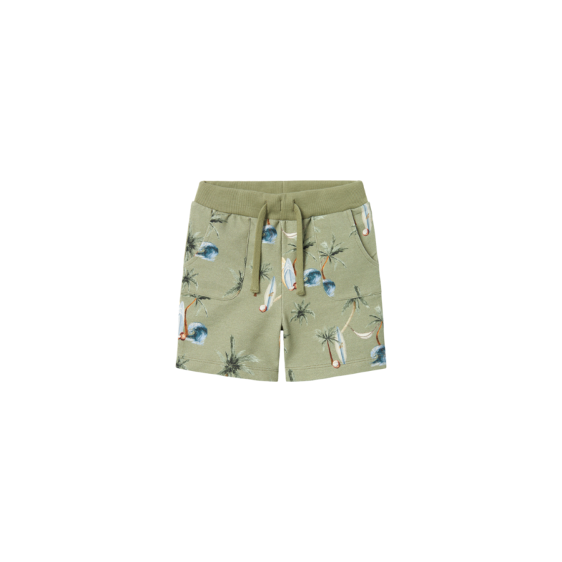Sweat Shorts Hermod i Oliven Grøn fra Name It