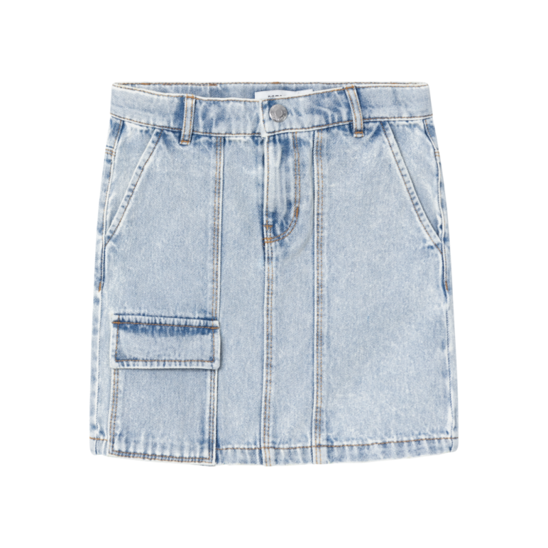 Laila Denim Nederdel i Lyseblå fra Name It - Fantastisk Kvalitet