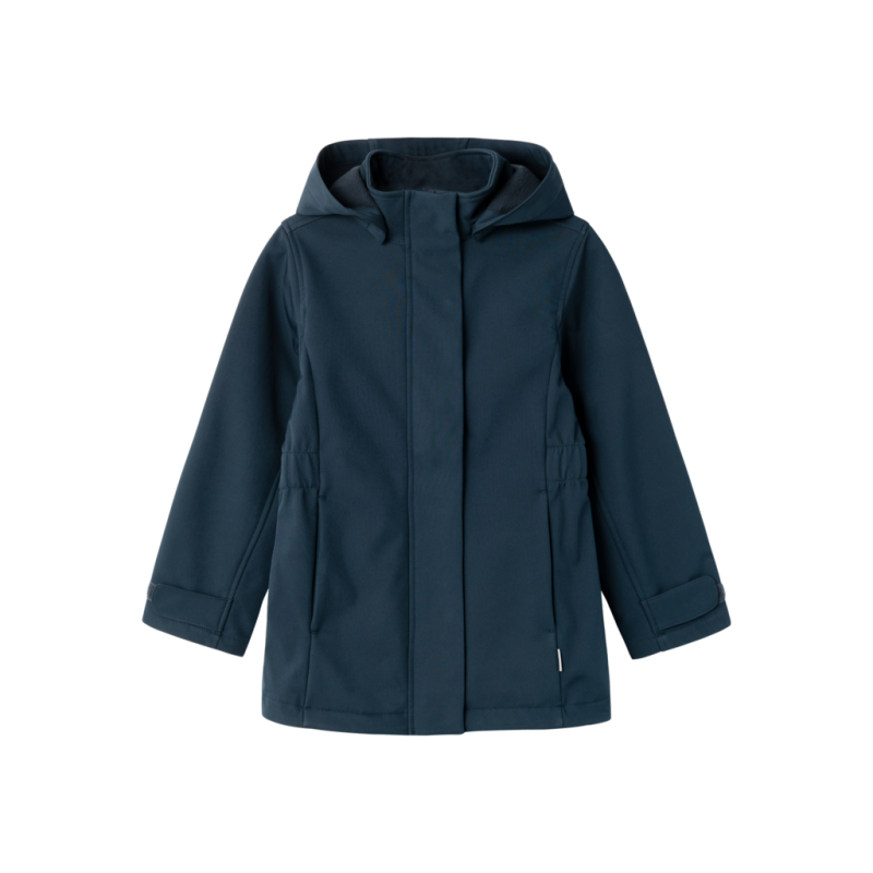 Lang Softshell Jakke Alfa i Mørk Safir fra Name It