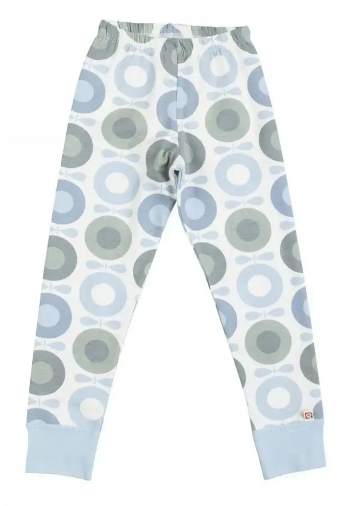 Leggings i Hvid med Æbleprint fra Katvig - Udsalg!