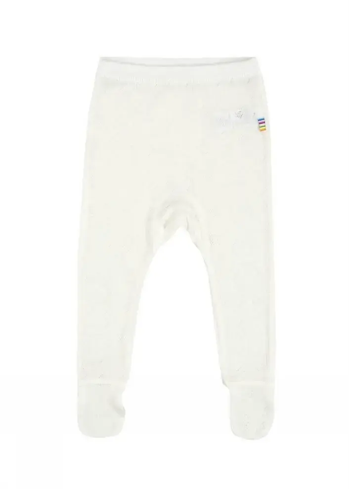 Uld Silke Leggings i Naturhvid til Baby fra Joha