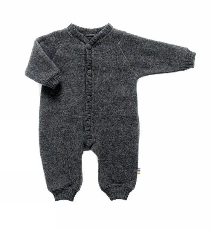 Joha Heldragt i Tyk Grå Soft Uld til Baby - Komfortabel og Varm