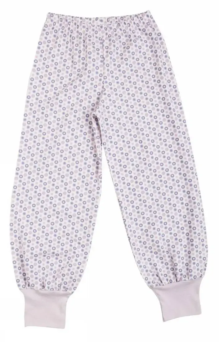 Rosa Pyjamas Sæt med Mikro Æbleprint fra Katvig