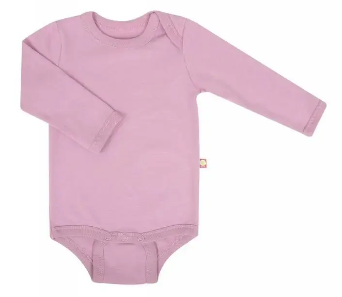 Sød langærmet rosa body fra Katvig - Udsalg!