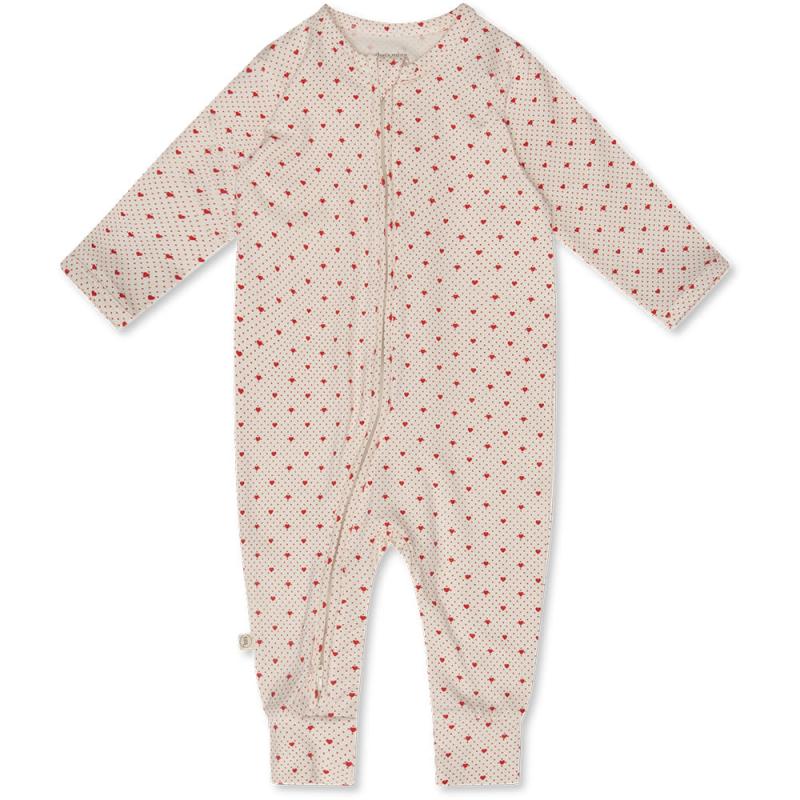 Elliotte Onesie - Masser af Kærlighed i Rød