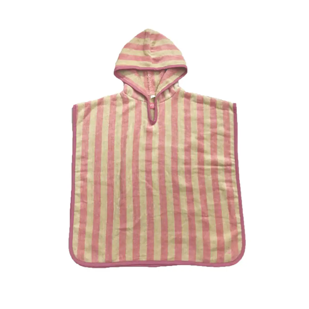 Badeponcho i Lyserød og Creme fra Me&Jo