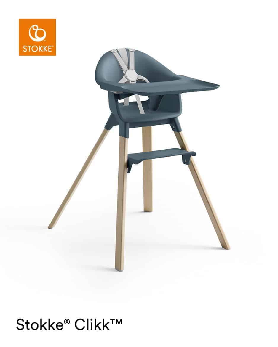â® Clikkâ¢ Højstol, Fjord Blue fra Stokke