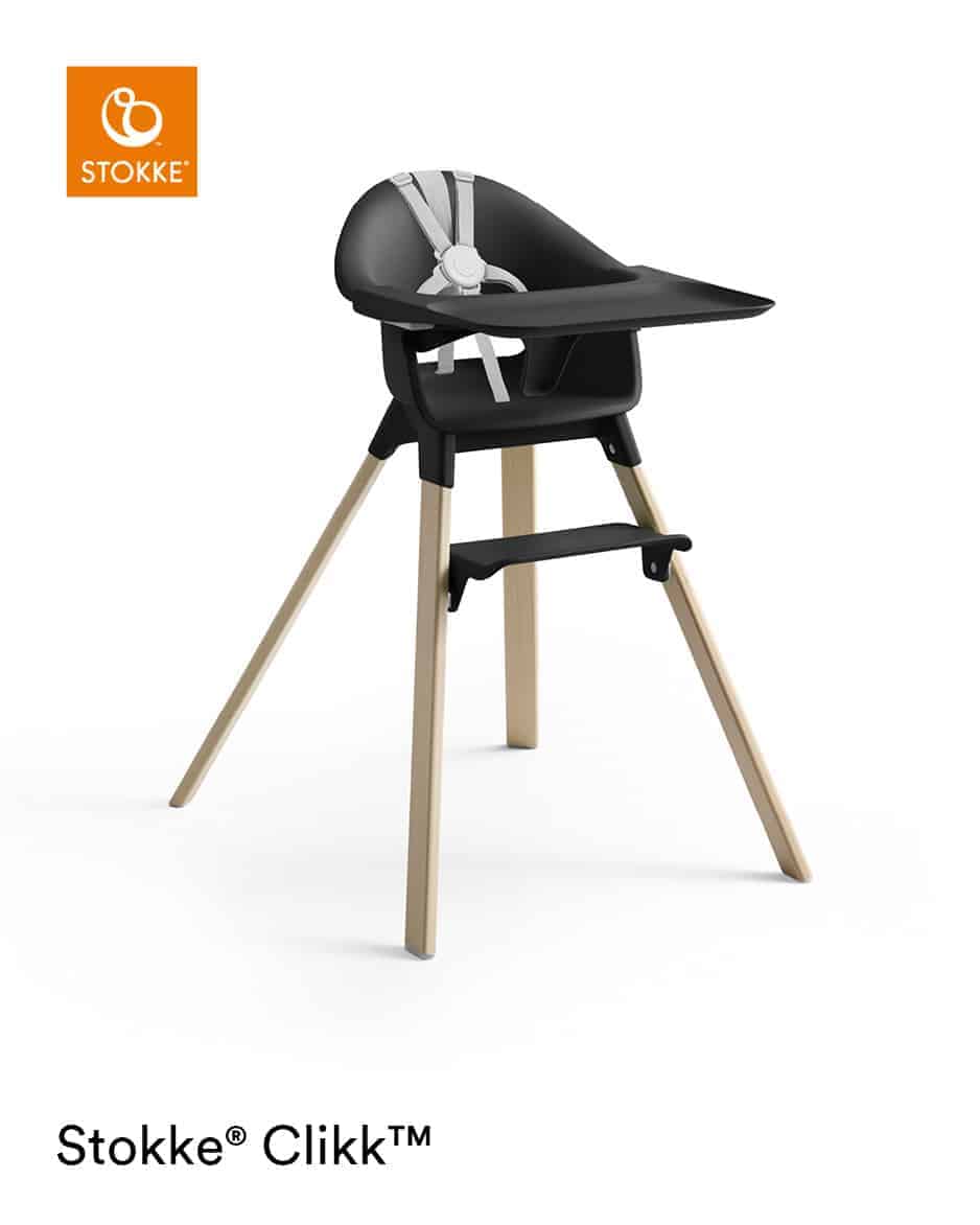 â® Clikkâ¢ Højstol, Black Natural fra Stokke