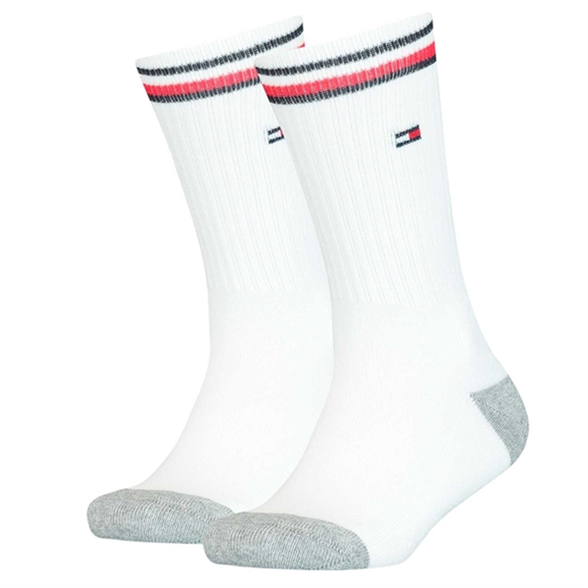 2 Pak Sportsstrømper i Hvid fra Tommy Hilfiger