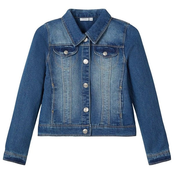 Mellemblå Denim Star Noos Jakke fra Name It - Udsalg!