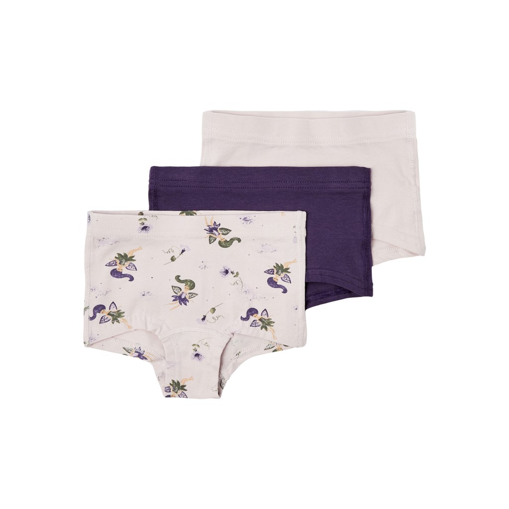 3 Pak Tights Gray Lilac fra Name It