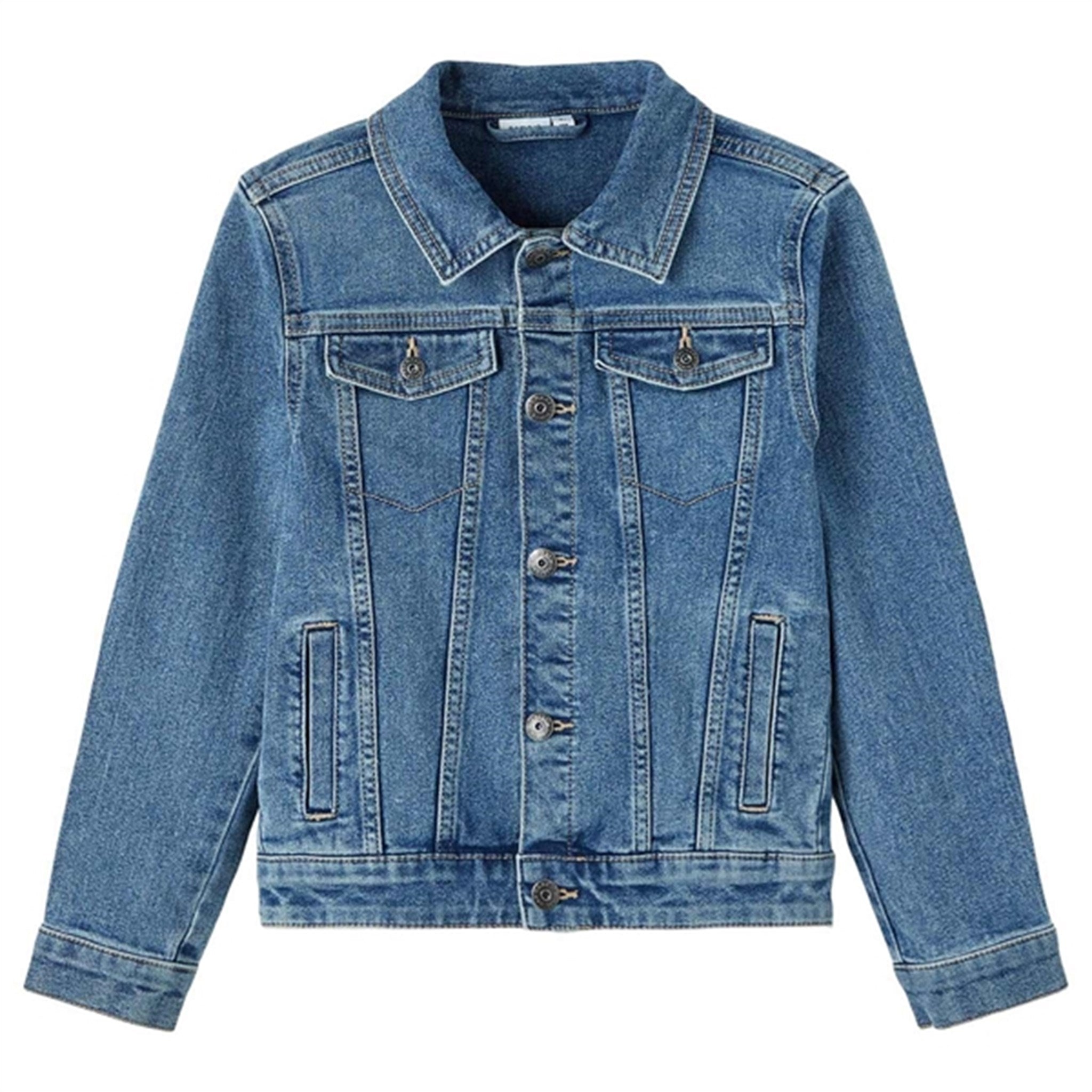 Mellemblå Denim Jakke Noos fra Name It - Kvalitet til dig!
