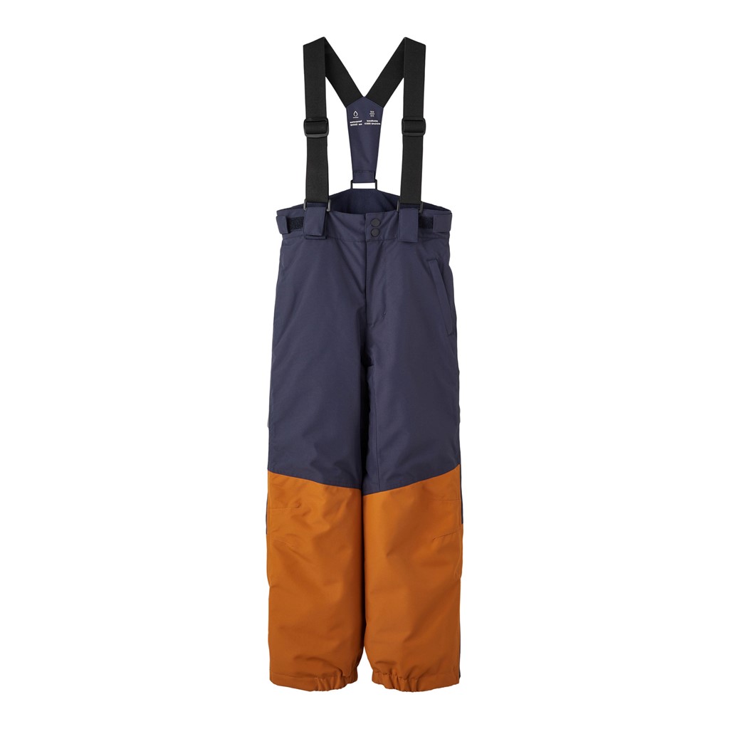 Skibukser Snow10 Block Pumpkin Spice fra Name It