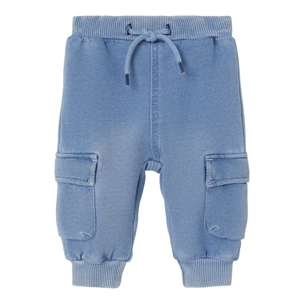 Baby Cargobukser Ben Light Blue Denim fra Name It