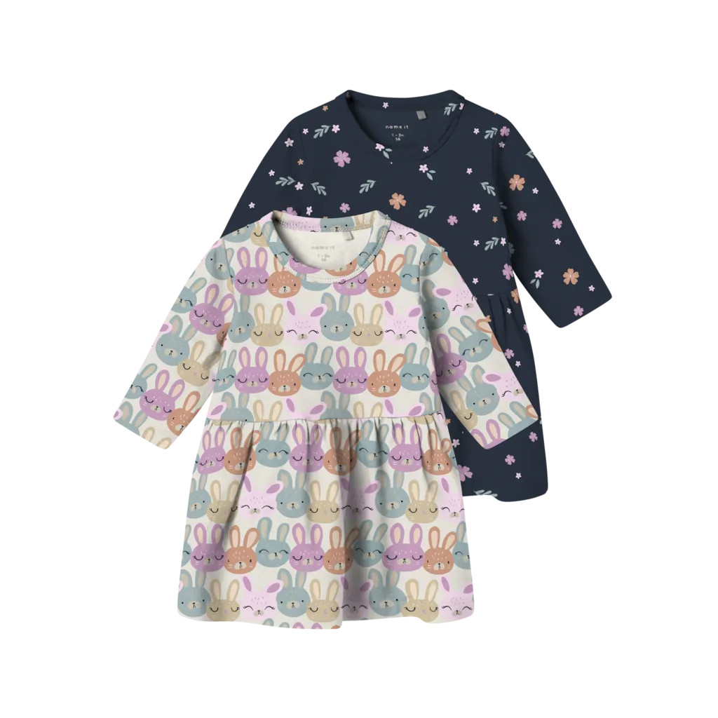 2 Pak Kjoler Vandora Dark Sapphire Small Flowers fra Name It