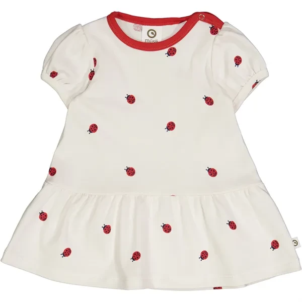 Balsam Cream Apple Red Night Blue Ladybird Kjole   Str. 80 fra Müsli