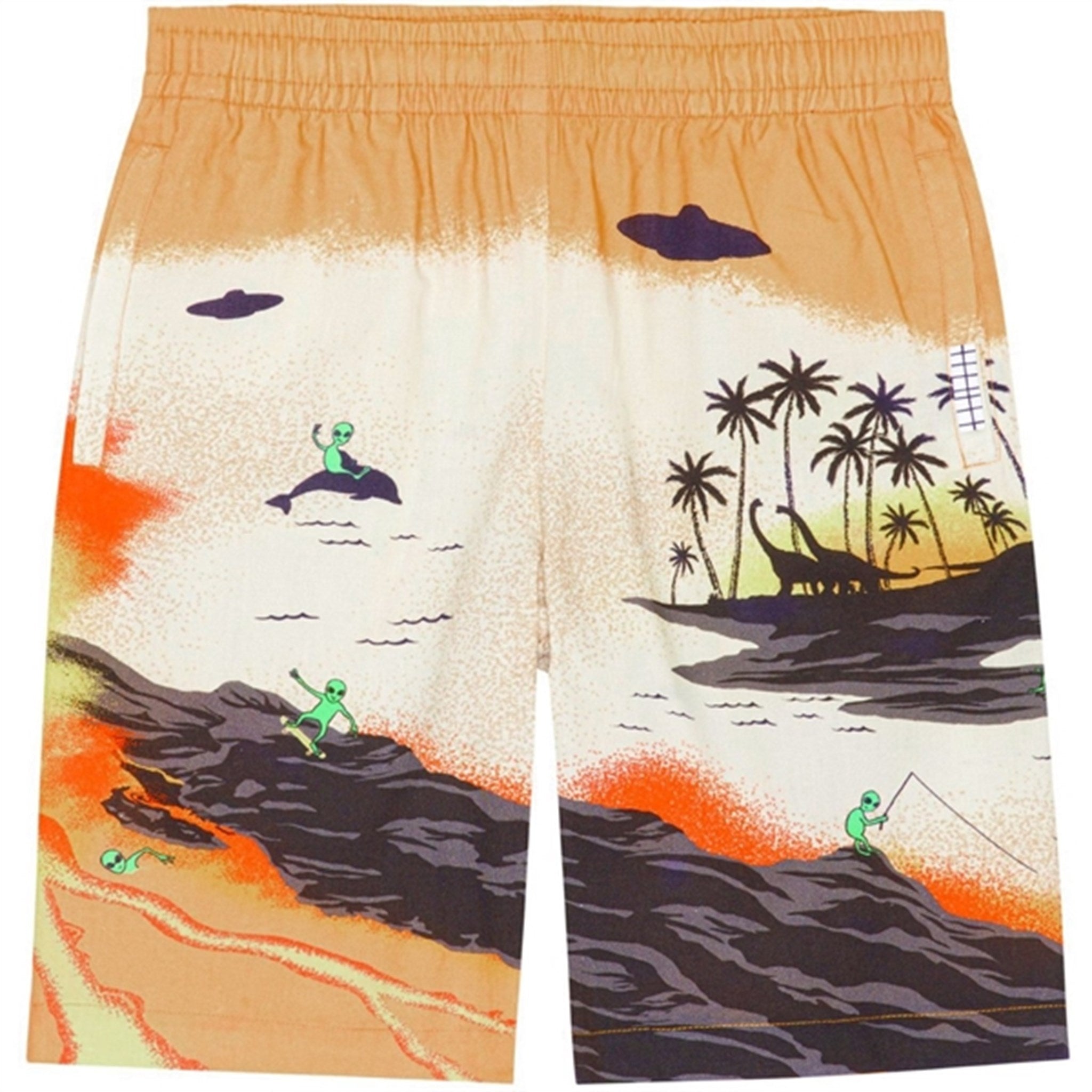 Alien Tourists Adi Shorts i økologisk bomuld fra Molo