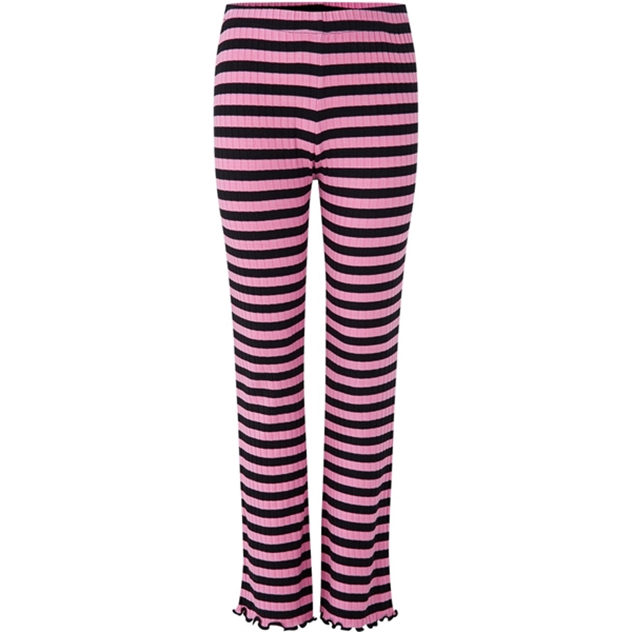 5x5 Classic Stripe Lala Leggings i Begonia Pink - Tilbud!