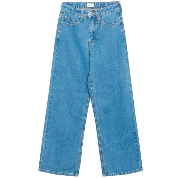 Ægte blå bredbenede jeans fra Grunt - Kvalitet og stil