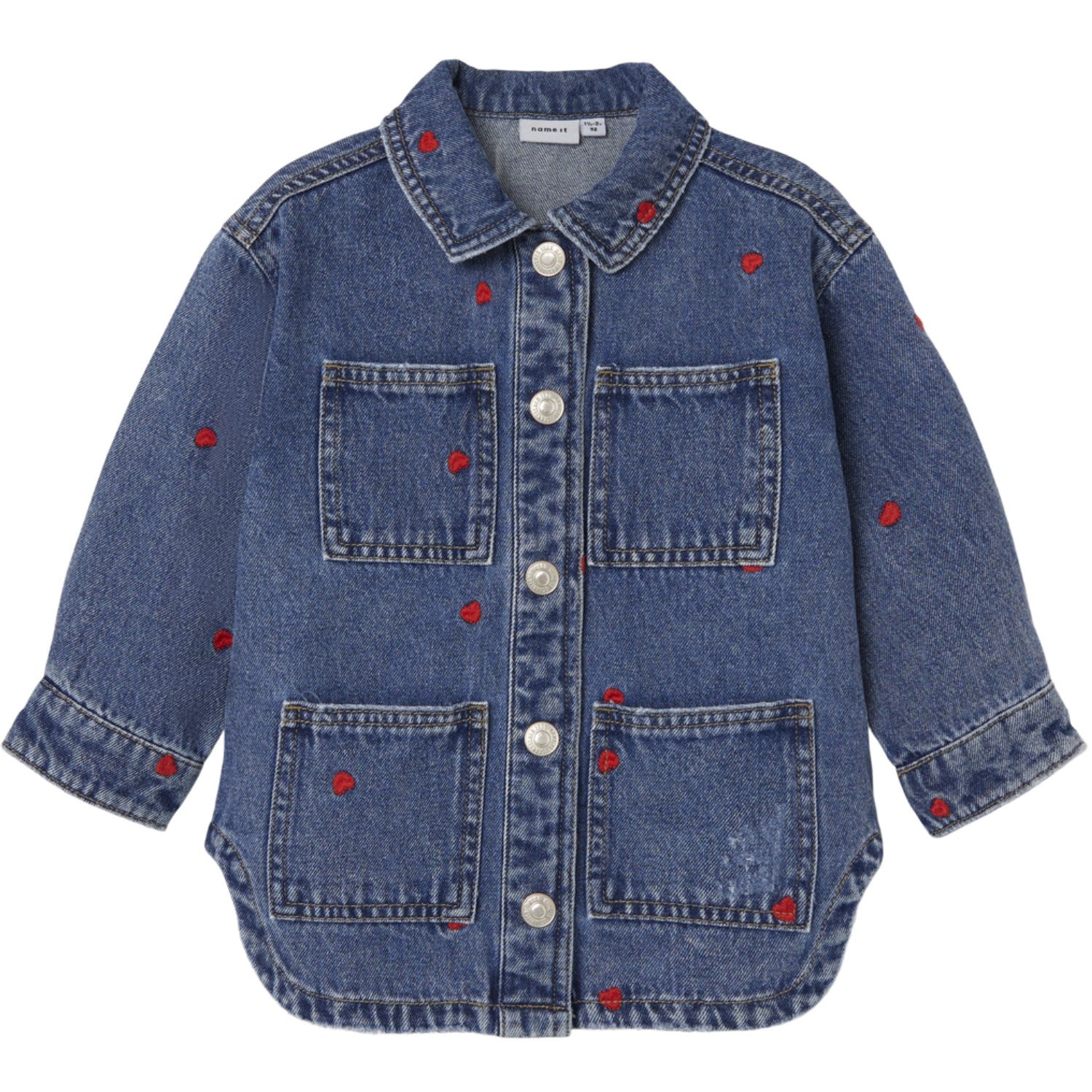 Mellemblå Denim Kathy Jakke til Børn fra Name It