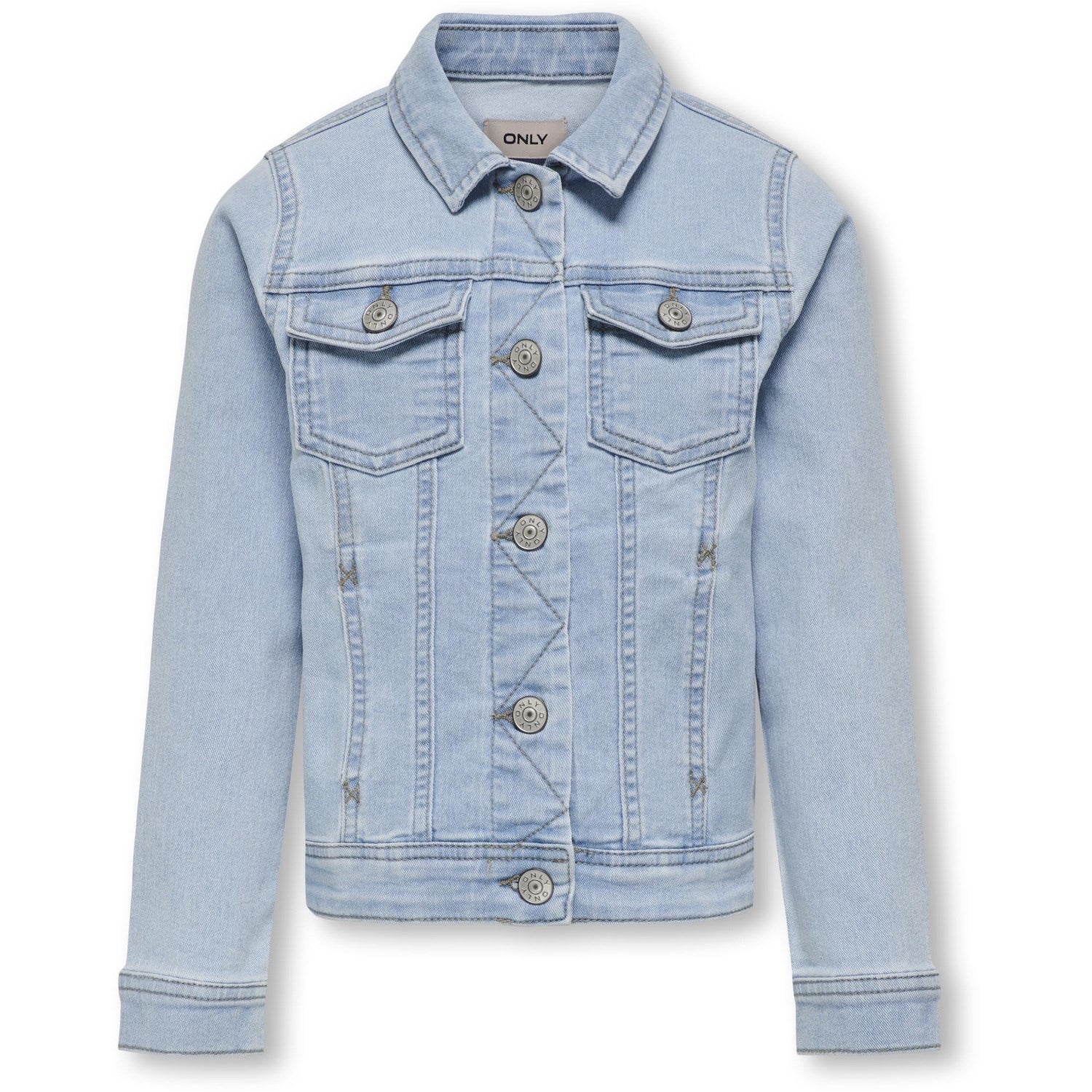 Lyseblå Denim Sara Jakke fra Kids Only - Kvalitet til børn