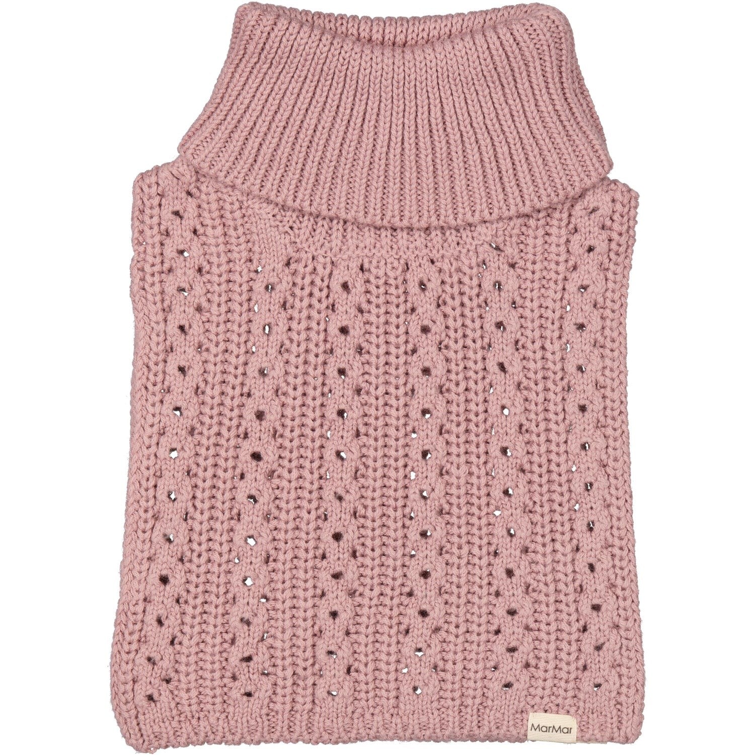Marmar Heavy Knit Halsedisse i Lys Mauve til Børn