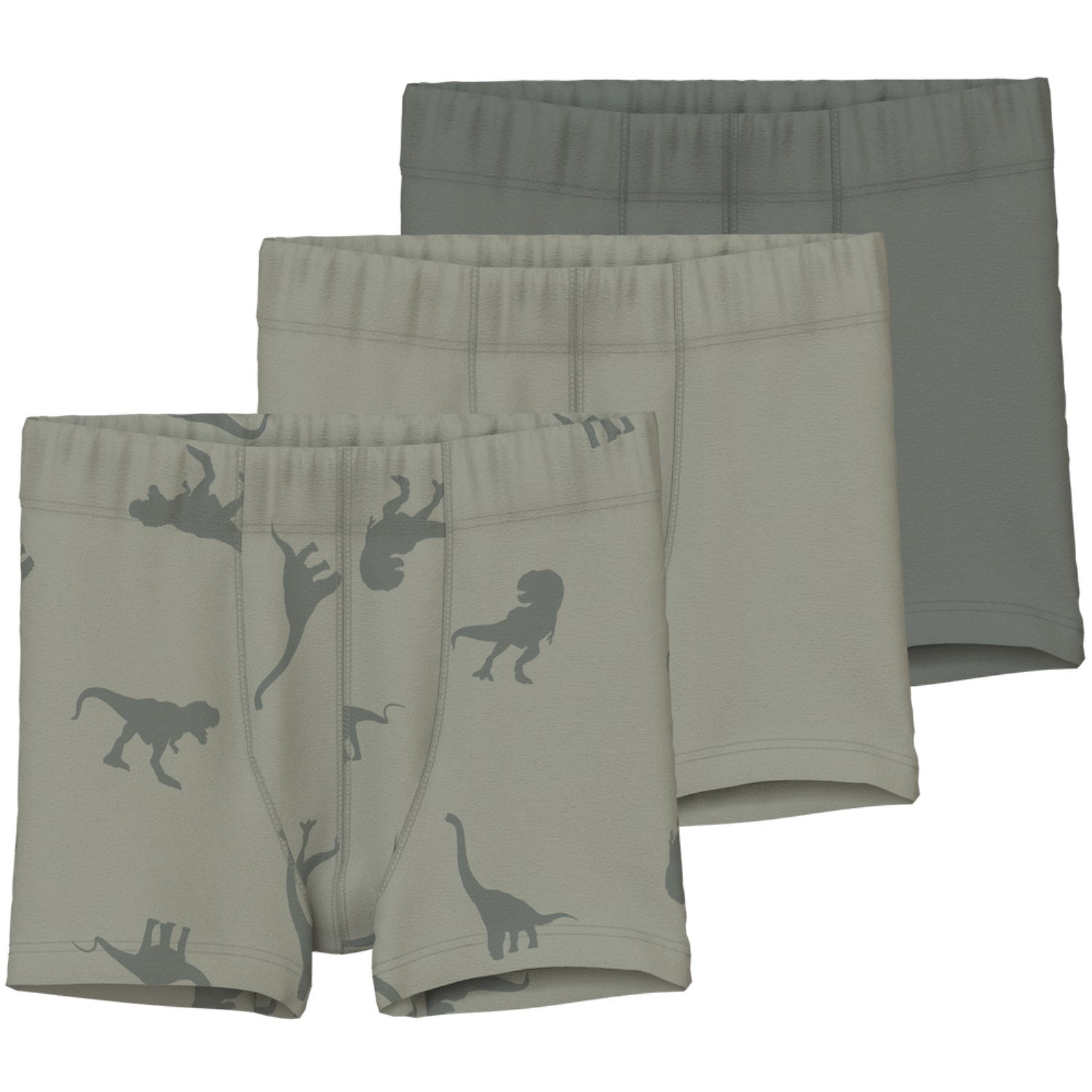 Agave Grøn Tights 3-pak med Dinosaurus Motiver