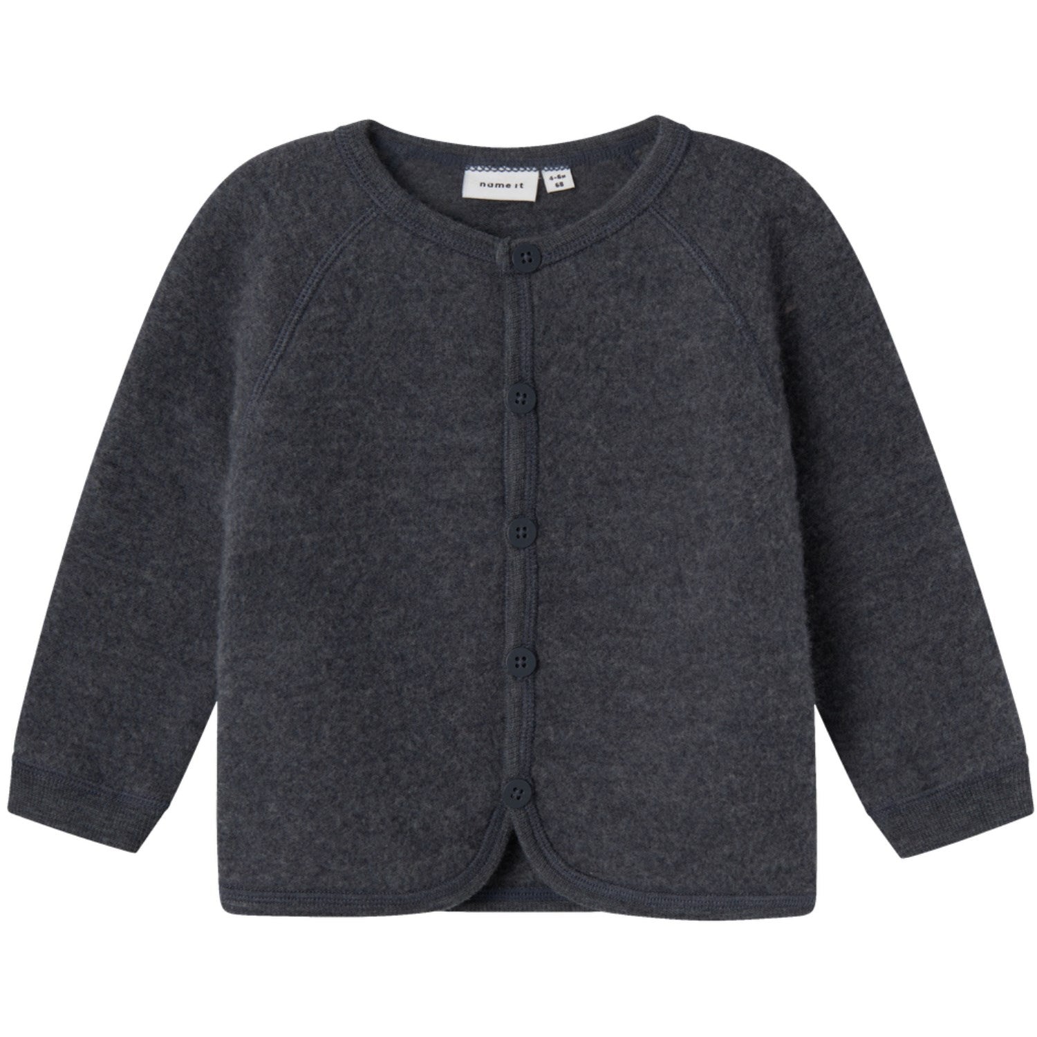 Ombre Blå Wmino Uld Cardigan til Børn - Fantastisk Tilbud!