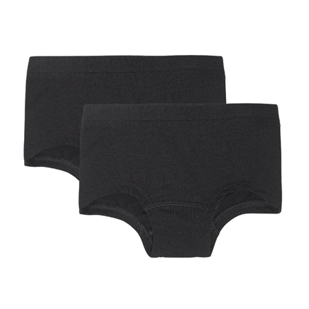 2 Pak Tights Midnat Sort fra Birkholm