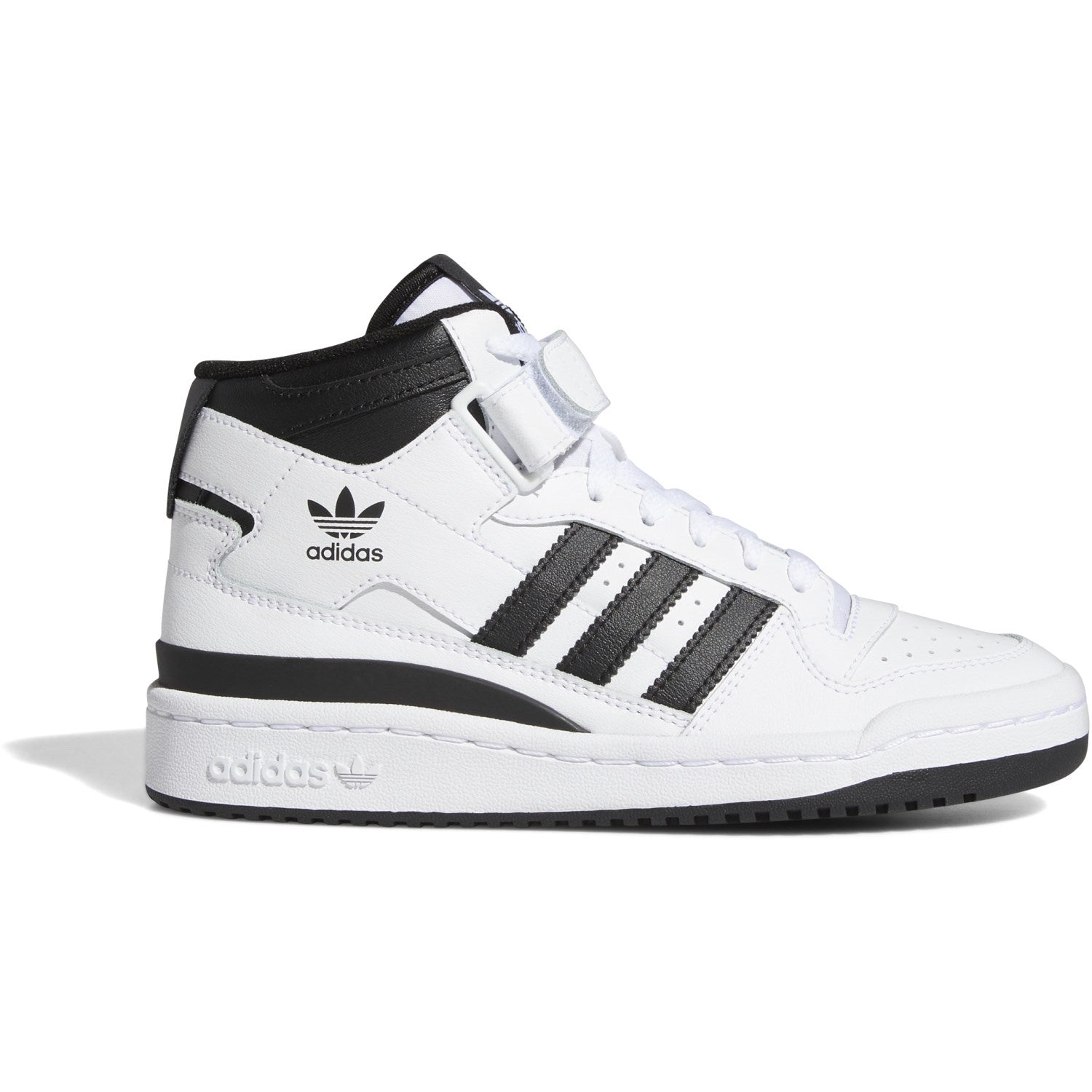 Adidas Originals Forum Mid J Sneakers i Cloud White/Sort