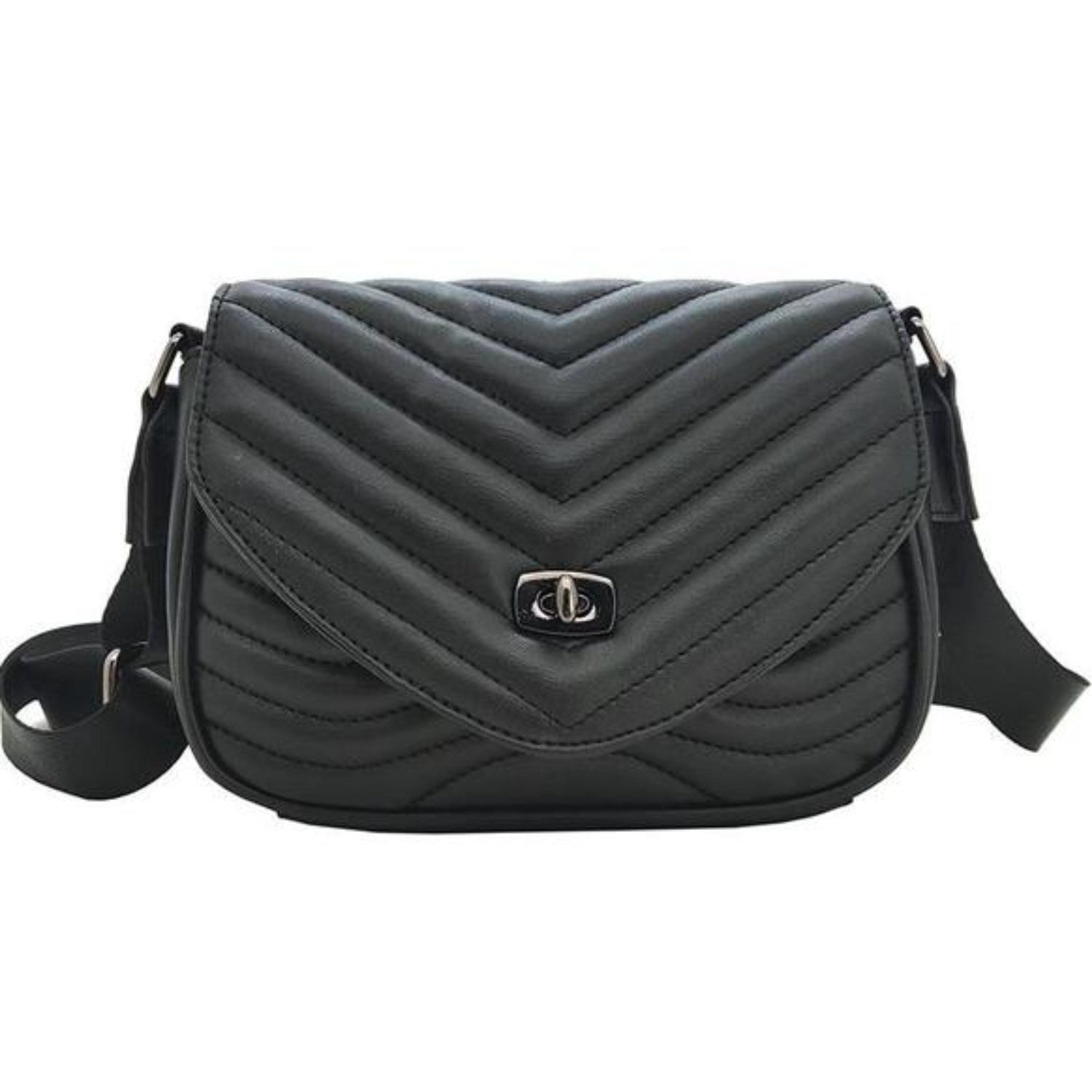 Elegant sort skuldertaske fra Sofie Schnoor