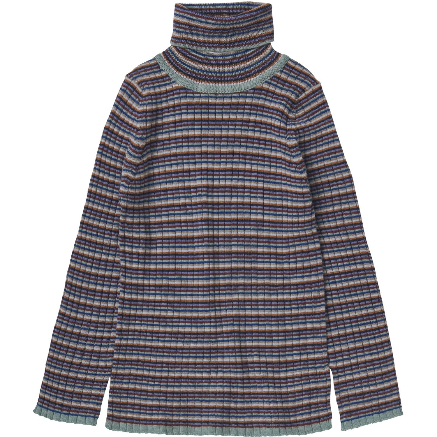 FUB Multi Stripe Rullekrave Bluse til Børn - Komfortabel og Farverig