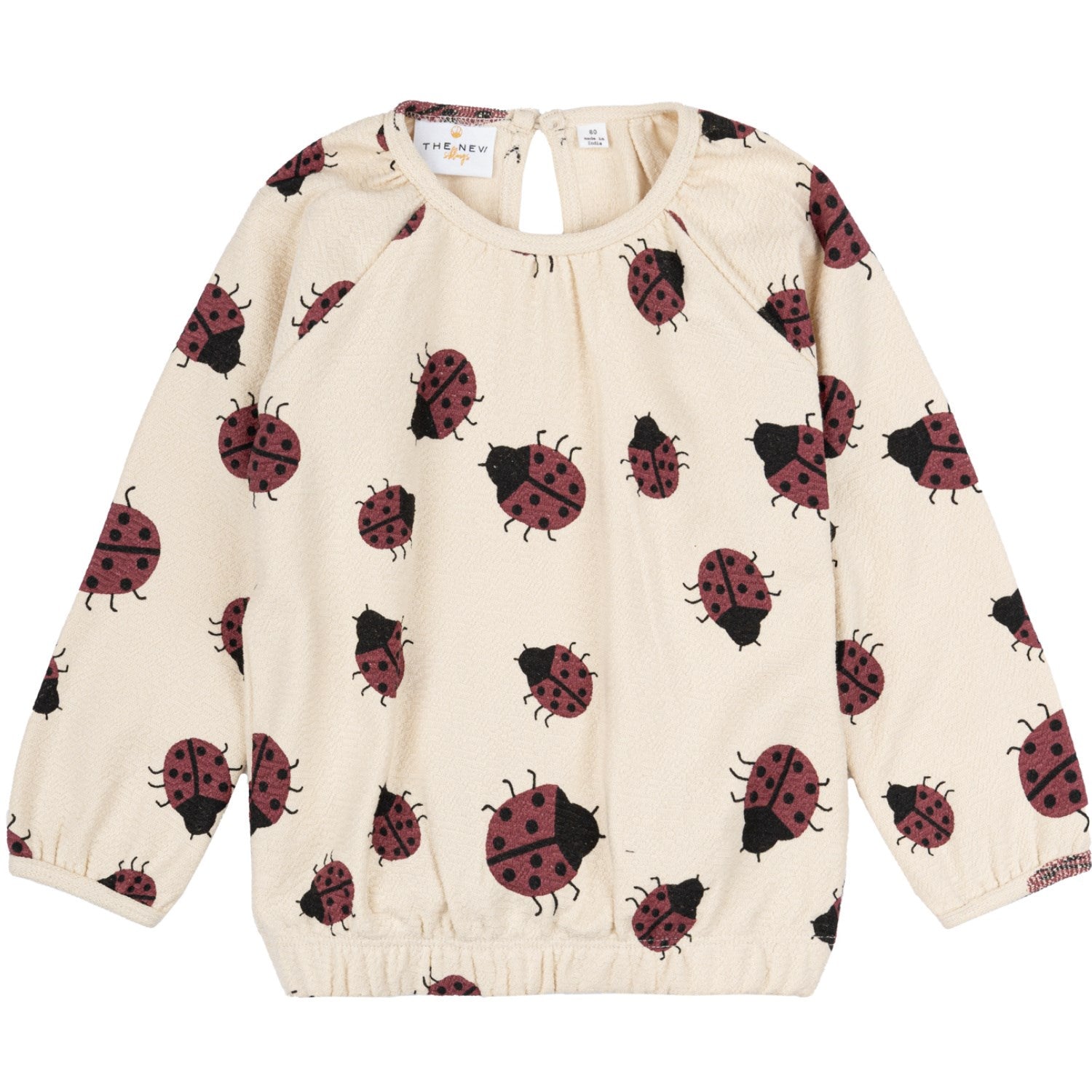 Angora Big Lady Bug Sweatshirt til Børn - Komfortabel Stil