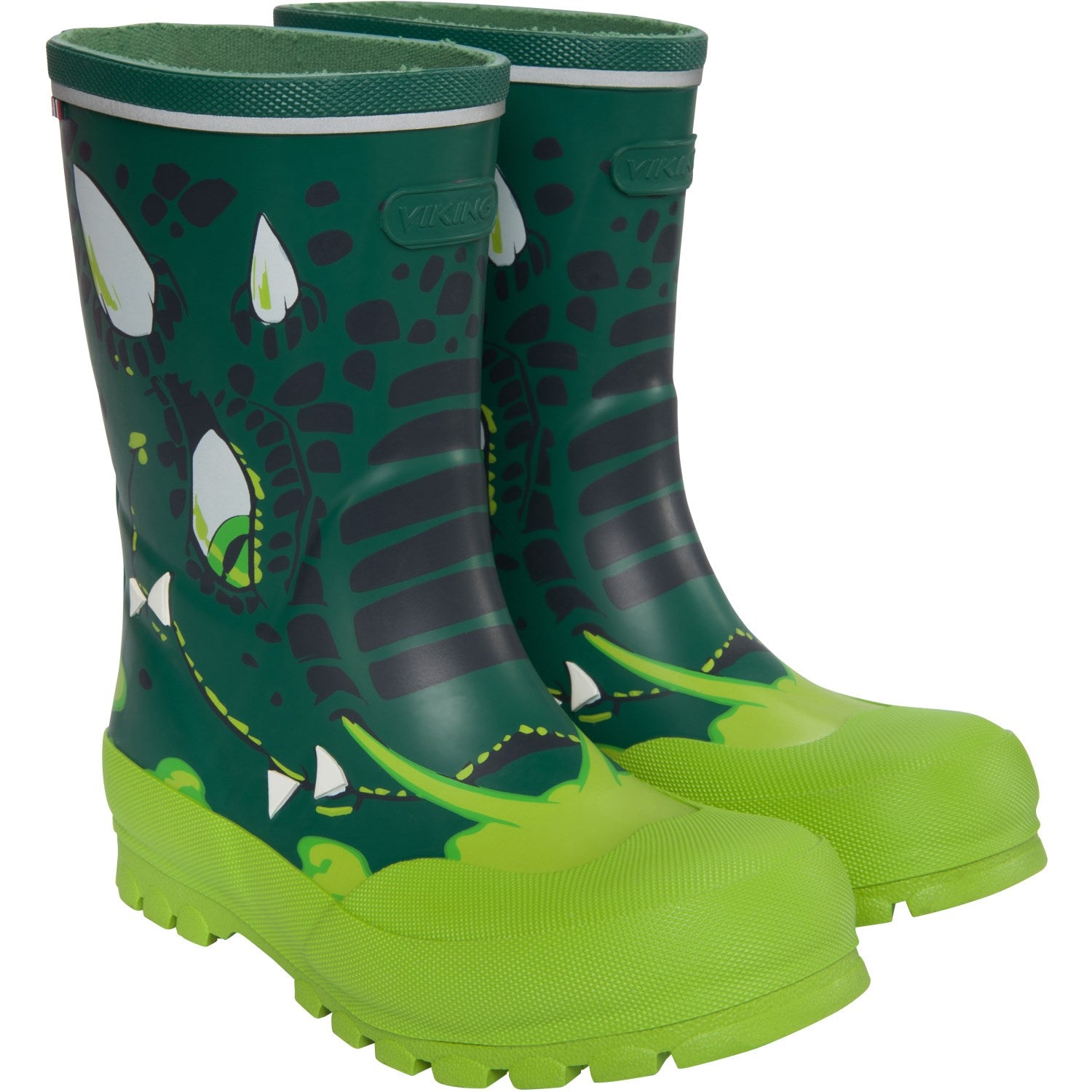 Bottlegreen Multi Jolly Print   Str. 25 fra Viking