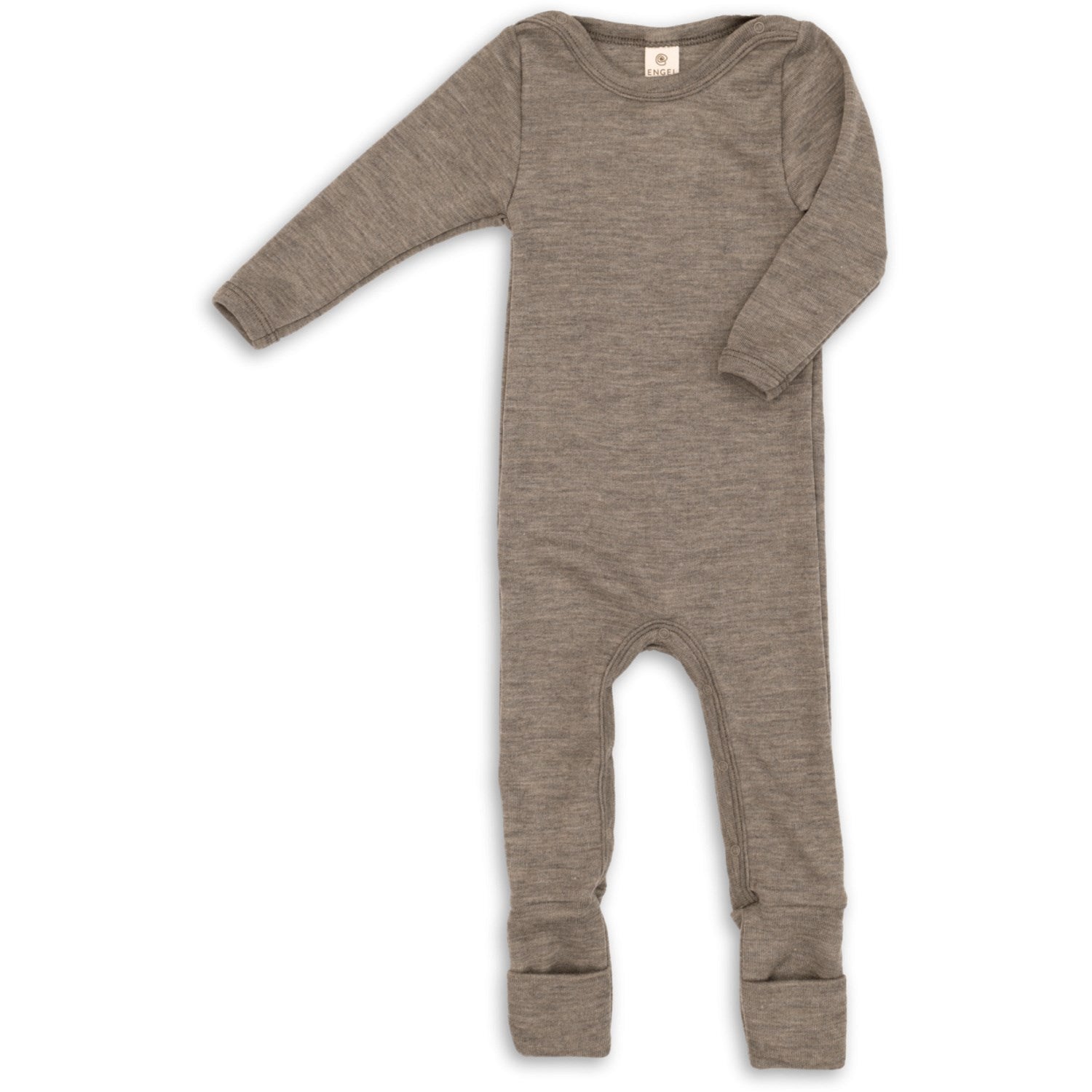 Valnød Pyjamas i Uld og Silke - Komfort til Din Lille Én