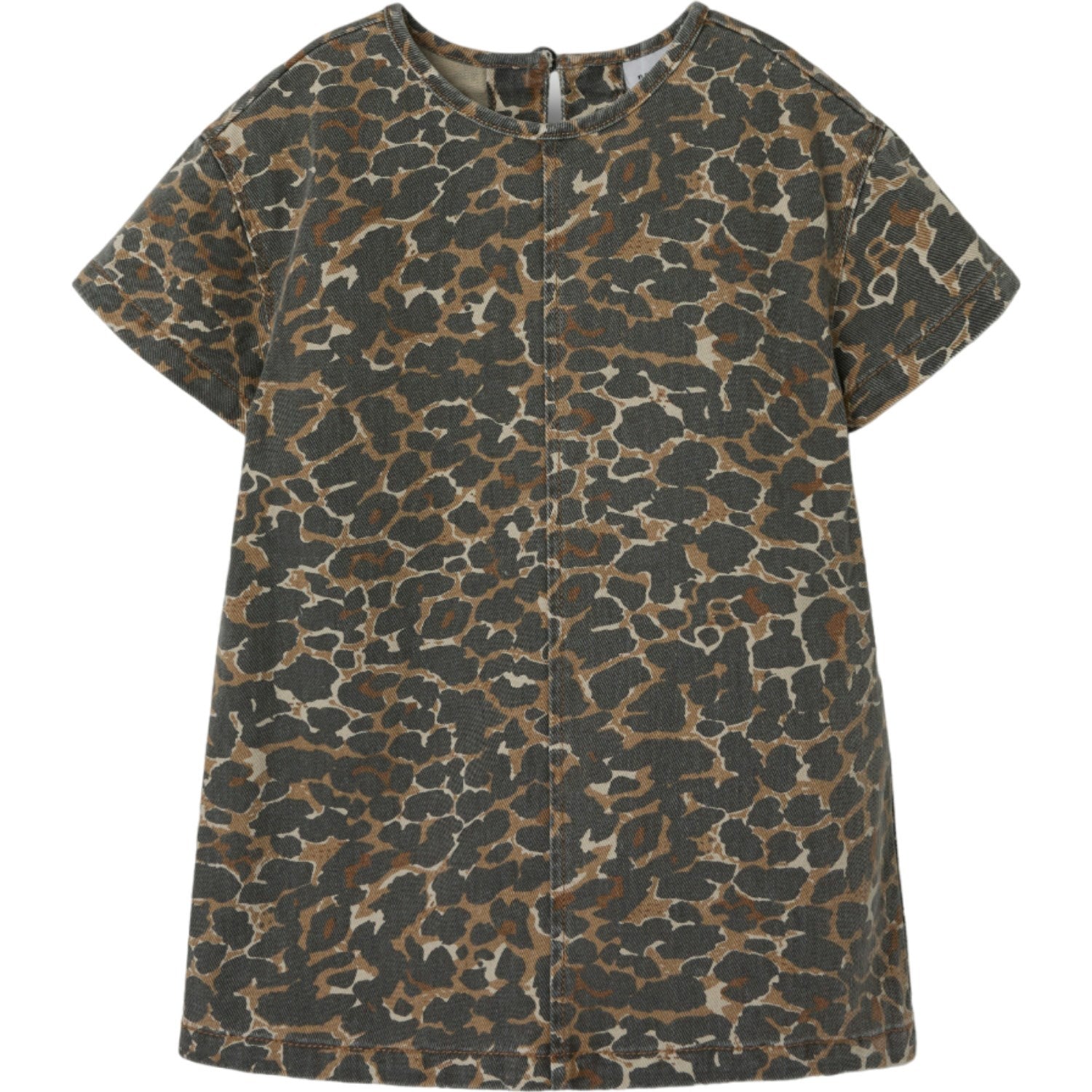 Affogat Leo Washed Down Leo Twill Kjole   Str. 92 fra Name It