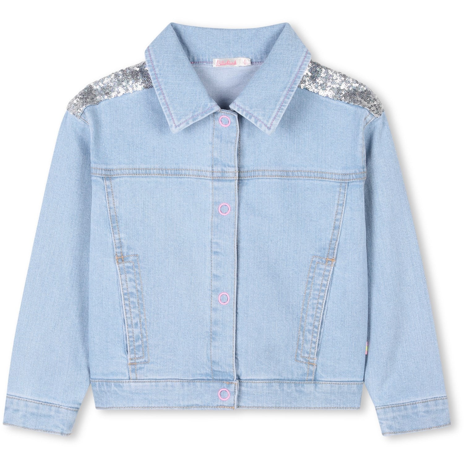 Double Stone+bleach Denim Jakke   Str. 6 år fra Billieblush