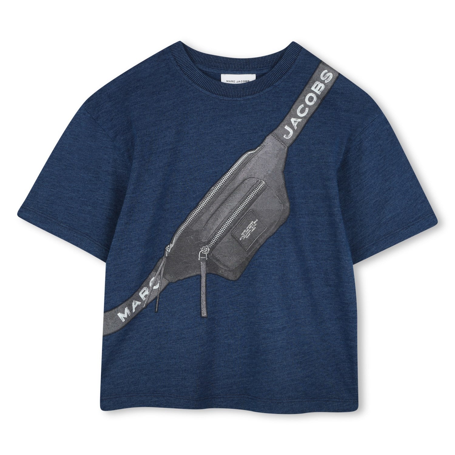 Denim Blue Short Sleeves T Shirt   Str. 8 år fra Marc Jacobs