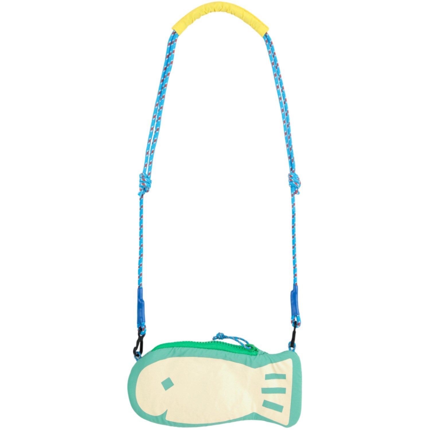 Lys Green Lucky Fish Skuldertaske fra Bobo Choses