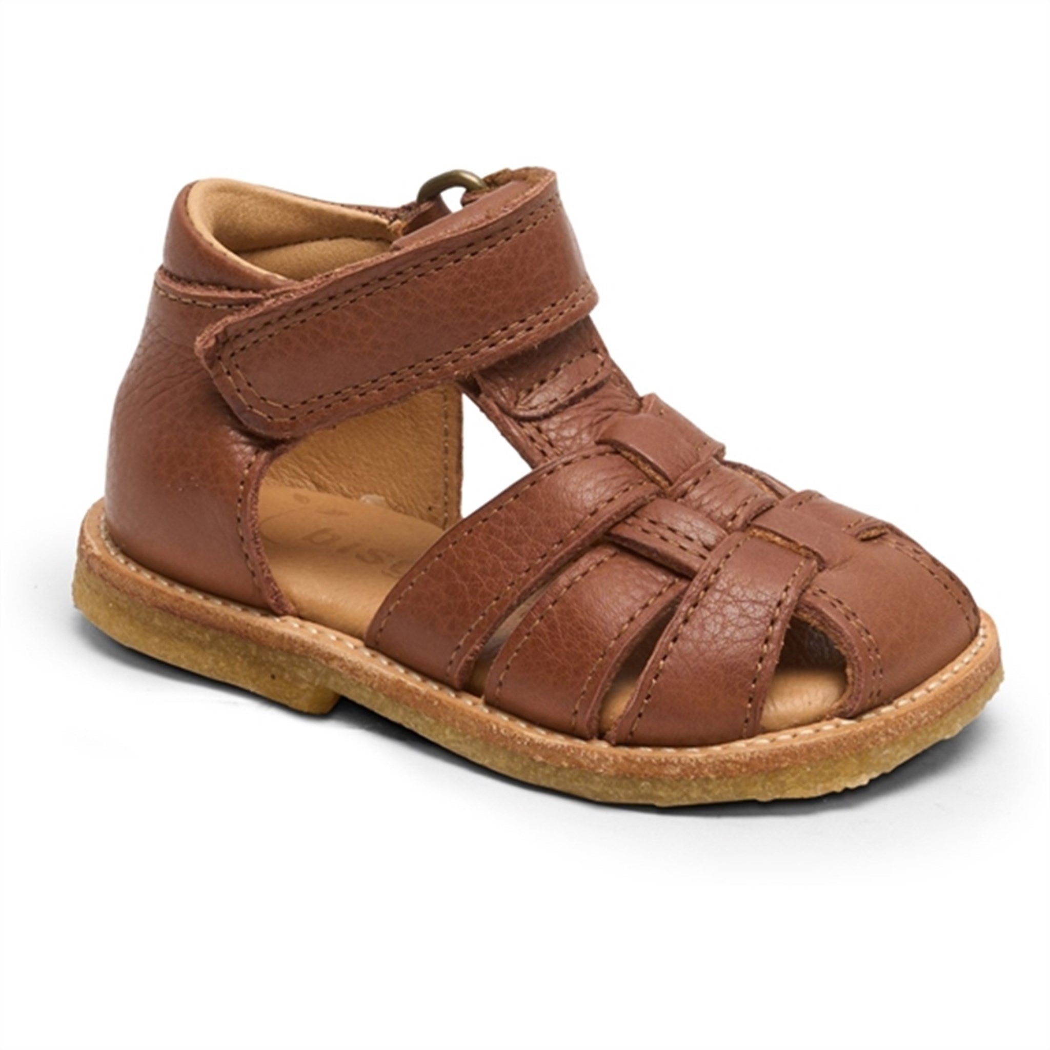 Ami Sandal i Cognac - Håndlavet Kvalitet fra Portugal