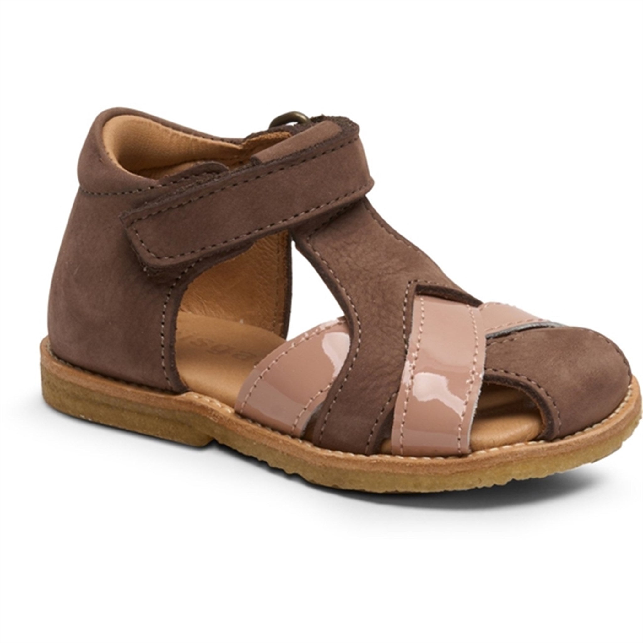 Alva Sandal i Brun - Håndlavet Komfort til Små Fødder