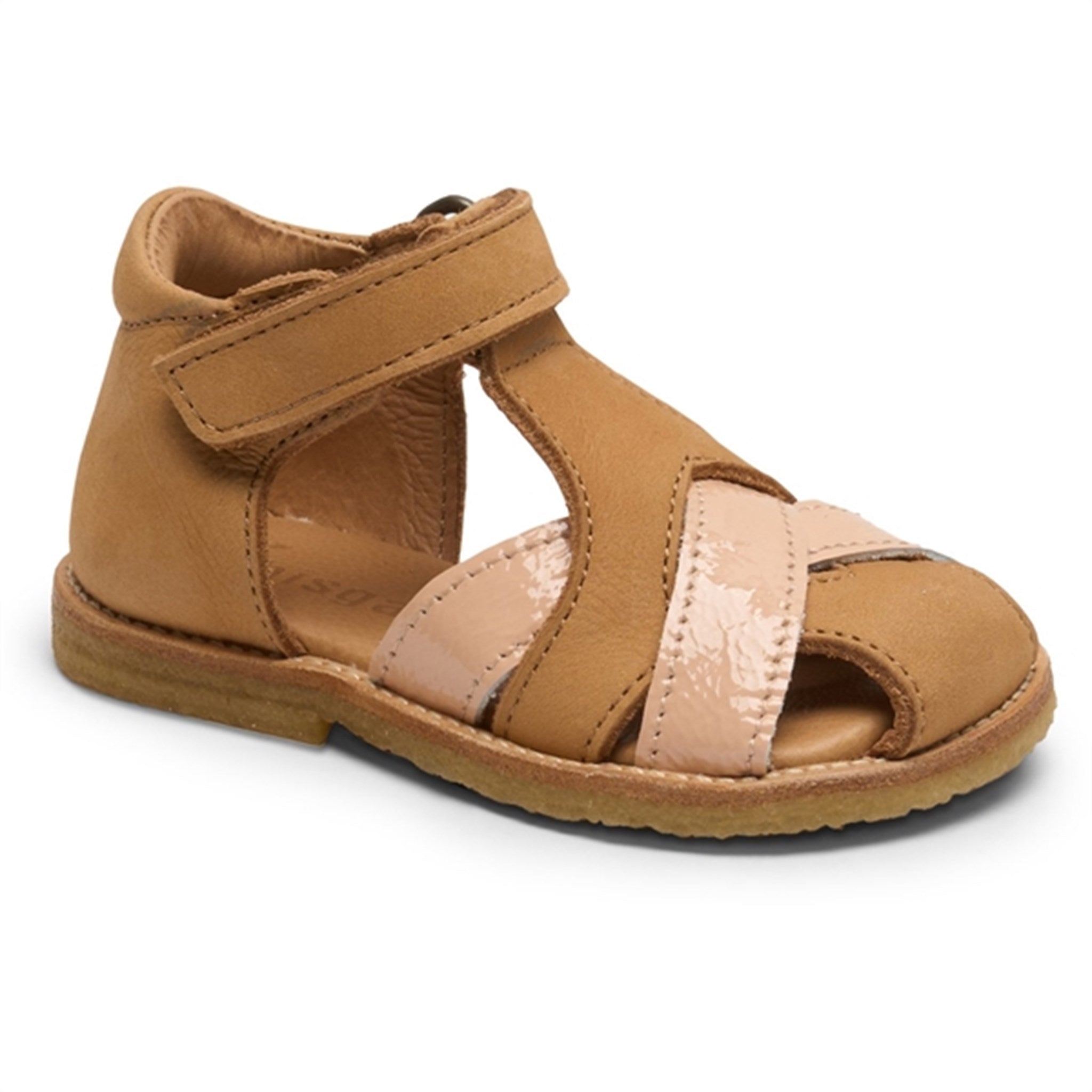 Alva Sandal i Cognac - Håndlavet Komfort til Børn