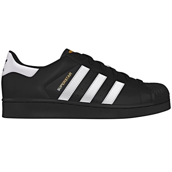 Adidas Originals Superstar Sneakers i Sort/Hvid - Stort Udbud