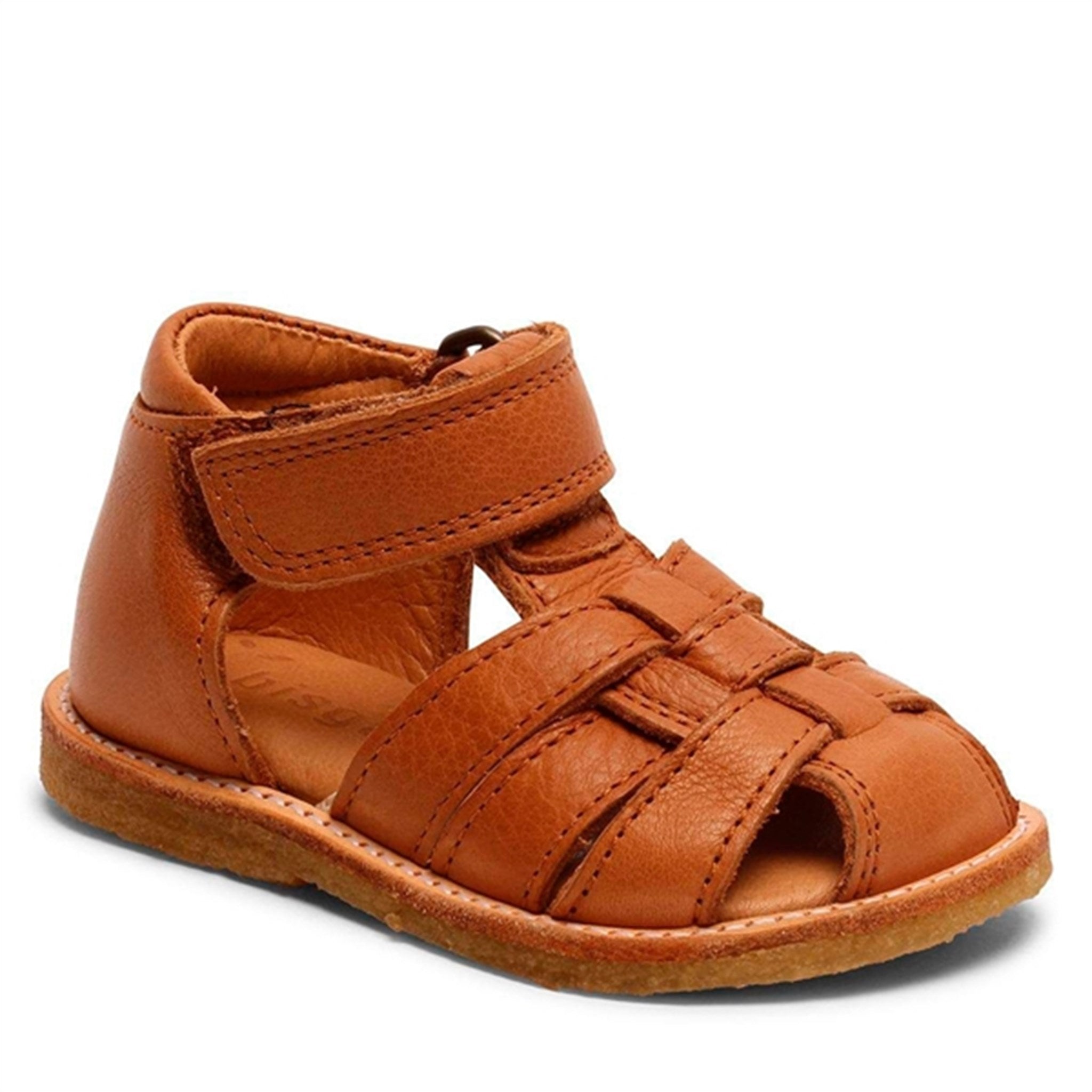 Ami Sandal i Cognac - Blødt og Bionedbrydeligt Læder